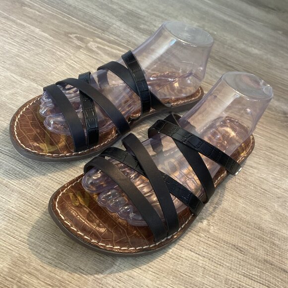 Sam Edelman Georgette Flat Strappy Flat Sandals Womens Size 10 - Picture 1 of 5